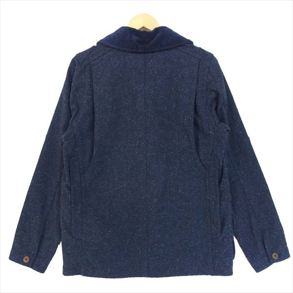 VISVIM ビズビム 11420501303 14AW MINIE HUNTING JKT MELANGE WOOL ハンティング ジャケット ネイビー系 2【中古】
