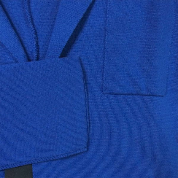 LARDINI ラルディーニ JELG2BTTPS42 イタリア製 ブートニエール付き ミラノリブニット テーラードジャケット ブルー系 XXS【中古】