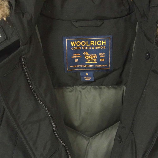 WOOLRICH ウールリッチ WWCPS2479 ARCTIC PARKA DF アークティックパーカ レディース ダウンコート ブラック系 S【新古品】【未使用】【中古】