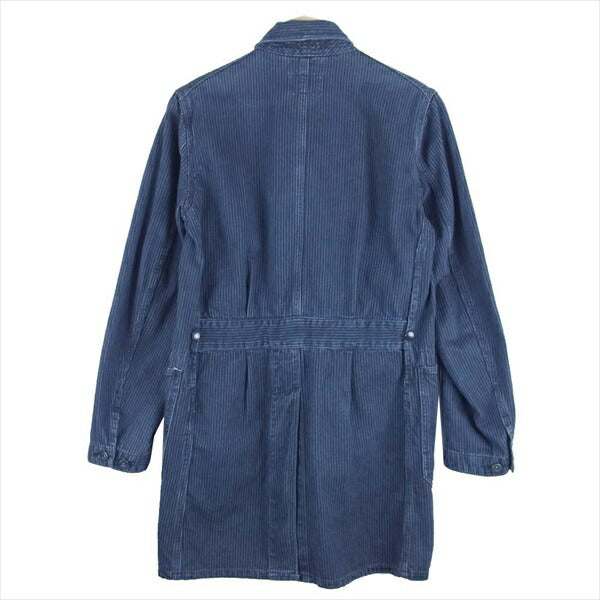 Engineered Garments エンジニアードガーメンツ ピンストライプ メカニック コート ジャケット ネイビー系 XS【中古】