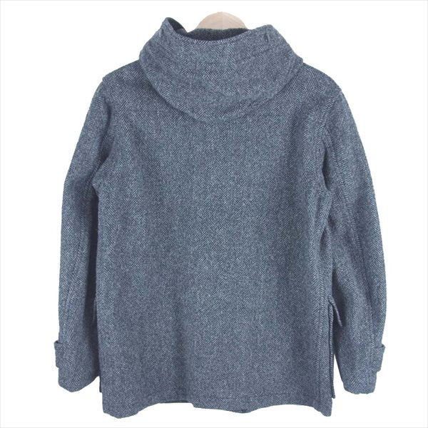 Engineered Garments エンジニアードガーメンツ ヘリンボーン ツイード ダッフル コート ダークグレー系 XS【中古】