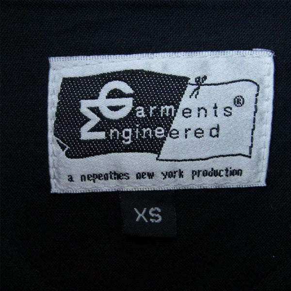 Engineered Garments エンジニアードガーメンツ ヘリンボーン ツイード ダッフル コート ダークグレー系 XS【中古】