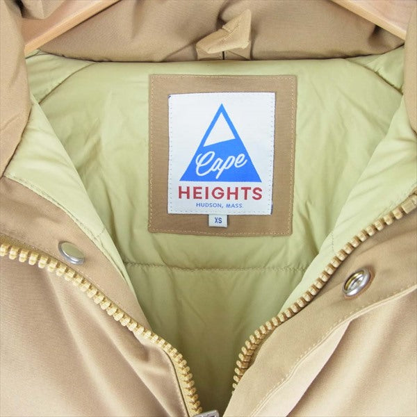 ケープハイツ サミット ダウン ジャケット ライトブラウン系 XS【美品】【中古】