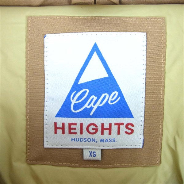 ケープハイツ サミット ダウン ジャケット ライトブラウン系 XS【美品】【中古】
