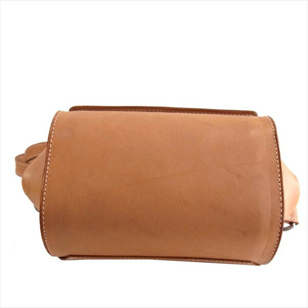 BREE ブリー Leather shoulder Bag レディース レザー ショルダーバッグ ベージュ系【中古】