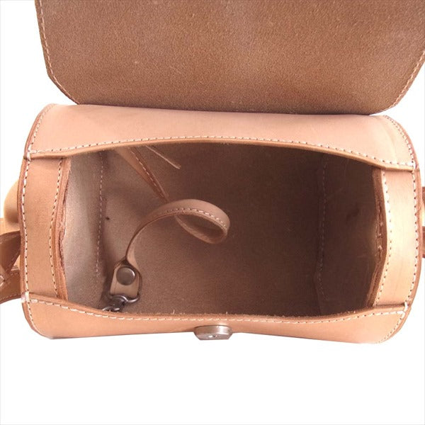BREE ブリー Leather shoulder Bag レディース レザー ショルダーバッグ ベージュ系【中古】