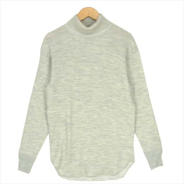 PHIGVEL フィグベル PMAE-CL04 CW WAFFLE TURTLENECK TOP サーマル ワッフル タートルネック カットソー グレー系 1【中古】