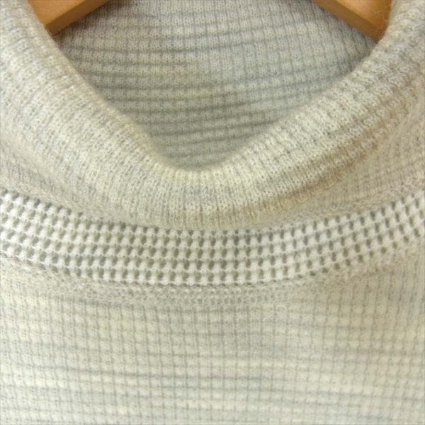 PHIGVEL フィグベル PMAE-CL04 CW WAFFLE TURTLENECK TOP サーマル ワッフル タートルネック カットソー グレー系 1【中古】