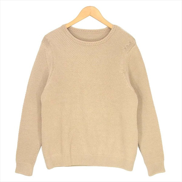 SOPHNET. ソフネット SOPH-160130 16SS WAFFLE CREW NECK KNIT ワッフル クルーネック カットソー ニット ベージュ系 S【中古】