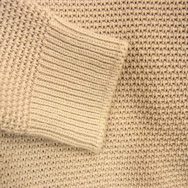 SOPHNET. ソフネット SOPH-160130 16SS WAFFLE CREW NECK KNIT ワッフル クルーネック カットソー ニット ベージュ系 S【中古】