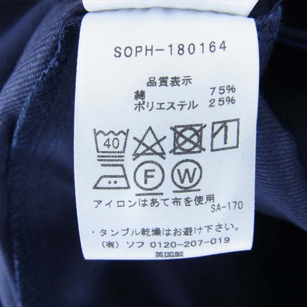 Sophnet. x Yarmo ステンカラーコート サイズ38 SOPHNET. ソフネット SOPH-180164 × ヤーモ Yarmo DUSTER COAT ステン