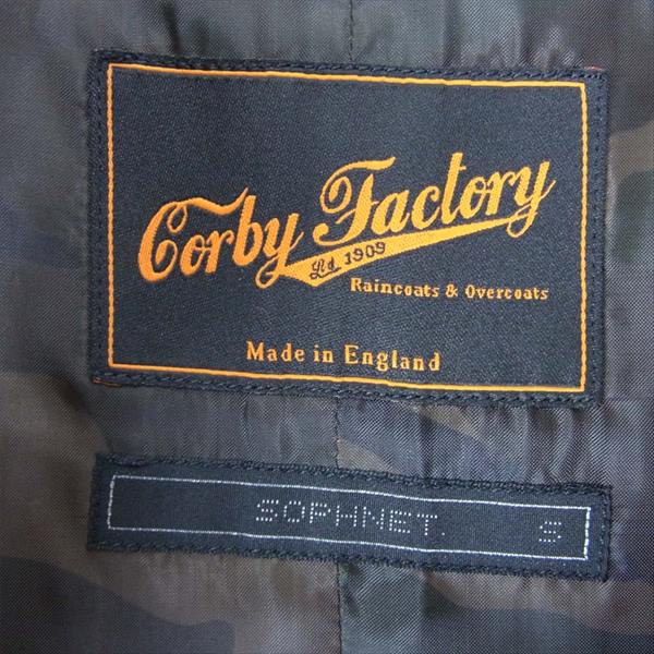 SOPHNET. ソフネット コービーファクトリー CORBY FACTORY SOPH-156000 15AW TRENCH COAT トレンチ コート ベージュ系 S【美品】【中古】