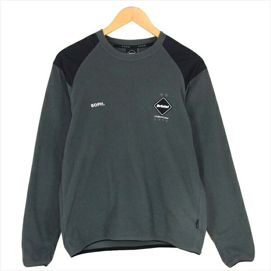エフシーアールビー FCRB-192043 19AW POLARTEC MICRO FLEECE L／S TOP フリース トップス カットソー グレー系 S【中古】