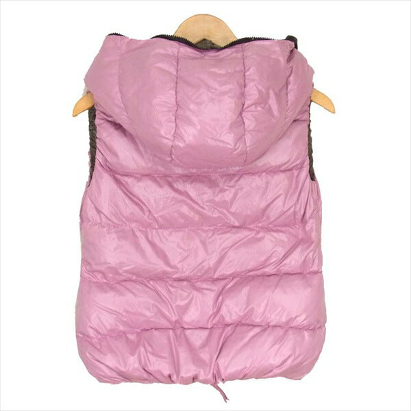 DUVETICA デュベティカ 01664044 FEBE ナイロン ダウン ベスト ジレ ピンク系 40【極上美品】【中古】