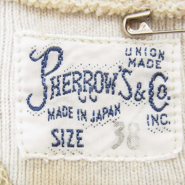 Pherrow's フェローズ 19W-BK-FD-P1 バークレー フリーダムスリーブ プリント スウェット グレー系 M【美品】【中古】