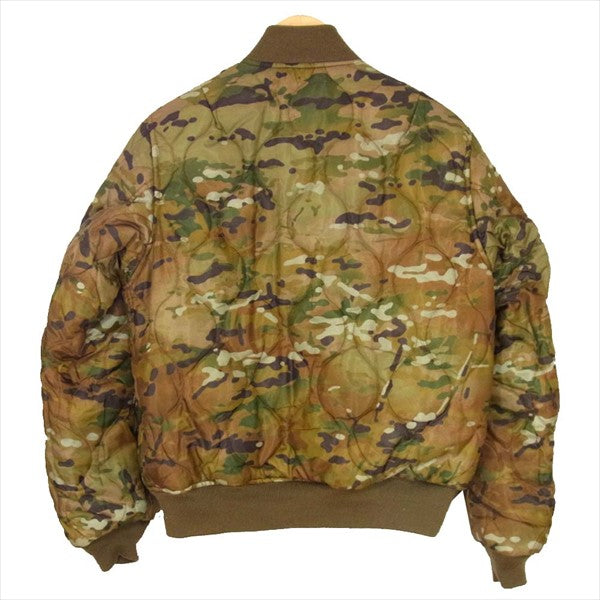 schott ショット 3142022 REVERSIBLE MA-1 JACKET リバーシブル ジャケット カスタムパッチ モスキート ジャケット ネイビー系 M【中古】