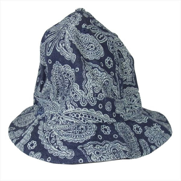 NEW ERA ニューエラ EXPLORER PAISLEY ペイズリー バケットハット 帽子 ネイビー系【新古品】【未使用】【中古】