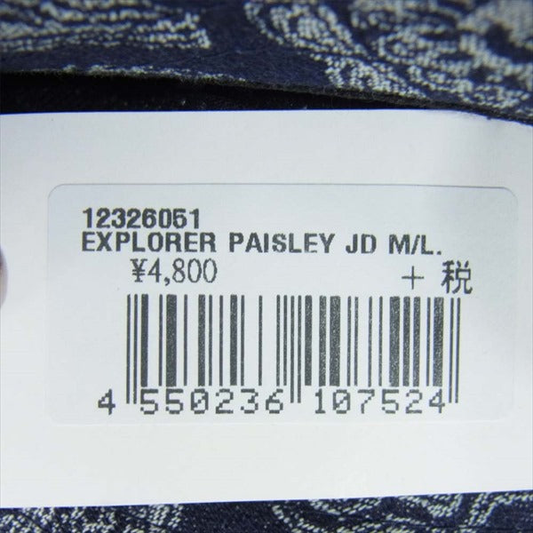 NEW ERA ニューエラ EXPLORER PAISLEY ペイズリー バケットハット 帽子 ネイビー系【新古品】【未使用】【中古】