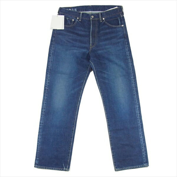 VISVIM ビズビム 118105005031 18SS Social Sculpture denim 01 damaged15 ストレート デニム パンツ インディゴブルー系 W34【美品】【中古】