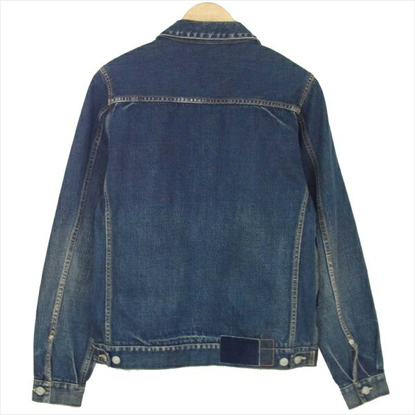 VISVIM ビズビム 0118305006001 18SS 101 JKT DAMAGED 2ndタイプ デニム ジャケット インディゴブルー系 2【美品】【中古】