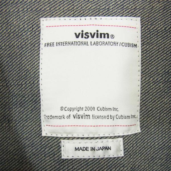 VISVIM ビズビム 0118305006001 18SS 101 JKT DAMAGED 2ndタイプ デニム ジャケット インディゴブルー系 2【美品】【中古】
