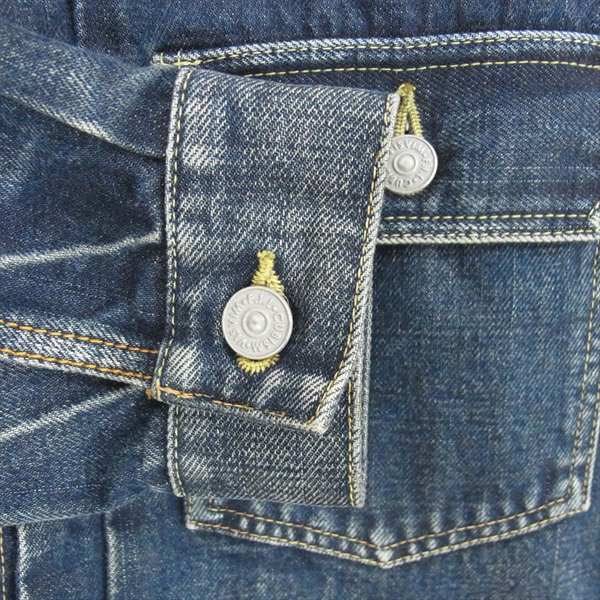 VISVIM ビズビム 0118305006001 18SS 101 JKT DAMAGED 2ndタイプ デニム ジャケット インディゴブルー系 2【美品】【中古】