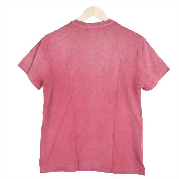 RRL ダブルアールエル UNION OF CRAFT ヴィンテージ 汚し 加工 Tシャツ レッド系 S【中古】