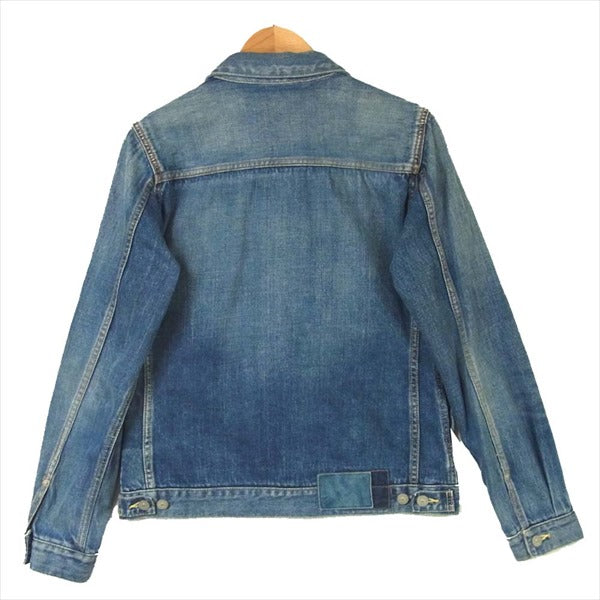 VISVIM ビズビム 0117105006001 17SS 101 JKT DAMAGED デニム ジャケット インディゴブルー系 2【中古】