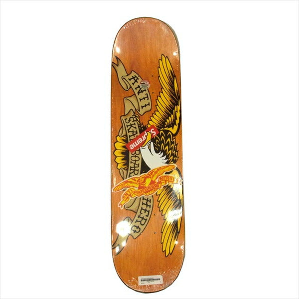 Supreme シュプリーム × アンタイヒーロー アンチヒーロー ANTIHERO 16SS Pope Skateboard スケートボード ブラウン系【新古品】【未使用】【中古】