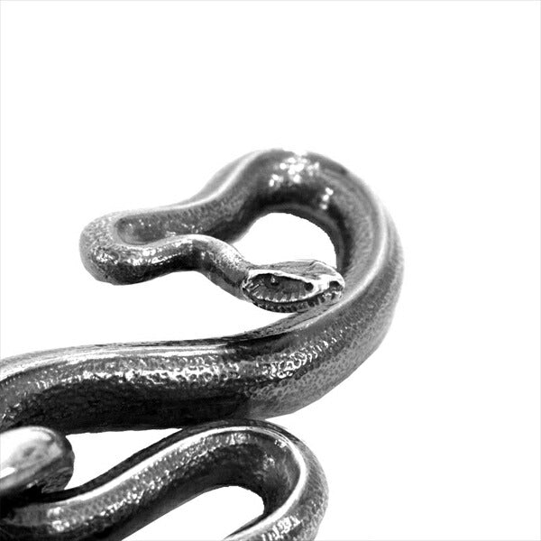 LYNCH SILVERSMITH リンチシルバースミス 611&407×13&813&614 スネーク ツイスト ヘアピン ウォレットチェーン グレー系【中古】