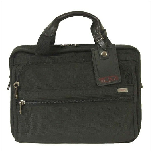 TUMI トゥミ 26021D4 スモール エクスパンダブル コンピューター 2WAYショルダー ブリーフケース バッグ ブラック系【中古】