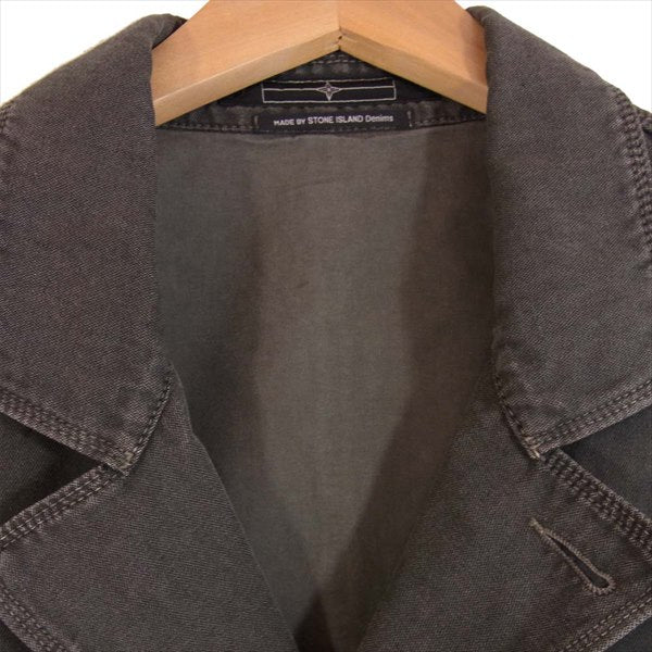 STONE ISLAND ストーンアイランド 4914A0KQ デニムス Denims カバーオール ジャケット 黒系 L【中古】
