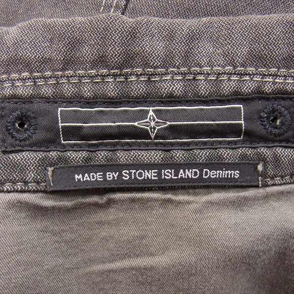 STONE ISLAND ストーンアイランド 4914A0KQ デニムス Denims カバーオール ジャケット 黒系 L【中古】