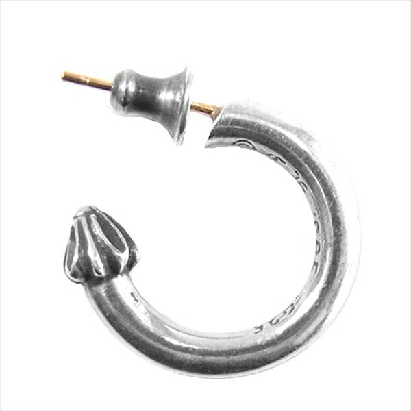 CHROME HEARTS クロムハーツ（原本有） 国内正規店原本付属 HOOP PLAIN プレーン フープ ピアス シルバー【中古】