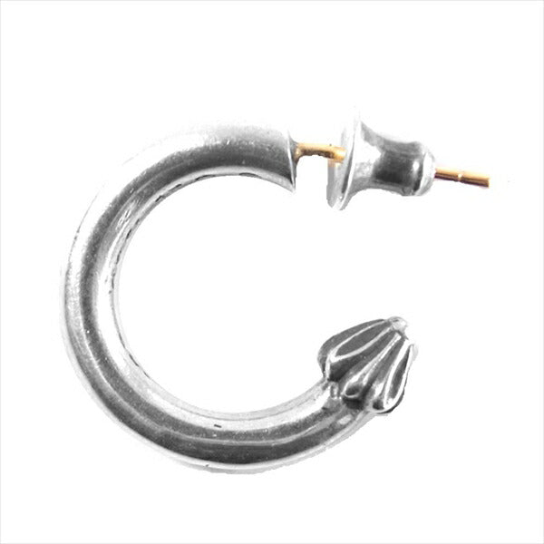 CHROME HEARTS クロムハーツ（原本有） 国内正規店原本付属 HOOP PLAIN プレーン フープ ピアス シルバー【中古】