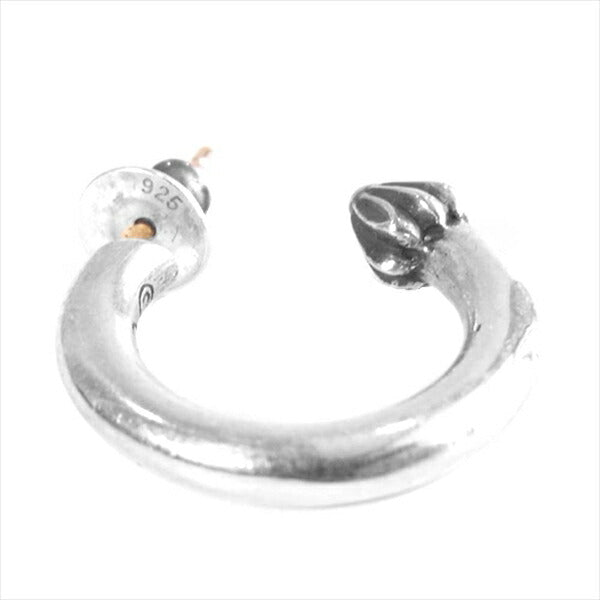 CHROME HEARTS クロムハーツ（原本有） 国内正規店原本付属 HOOP PLAIN プレーン フープ ピアス シルバー【中古】