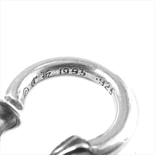 CHROME HEARTS クロムハーツ（原本有） 国内正規店原本付属 HOOP PLAIN プレーン フープ ピアス シルバー【中古】
