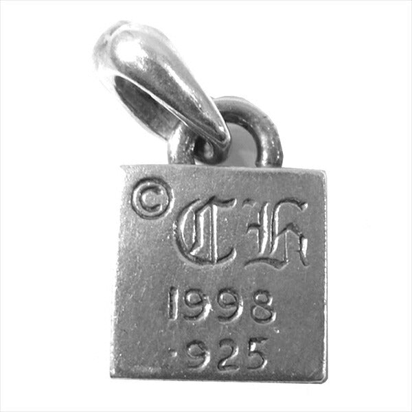 CHROME HEARTS クロムハーツ（原本無） フレームド CHプラス チャーム パヴェ ダイヤ ペンダントトップ シルバー【中古】