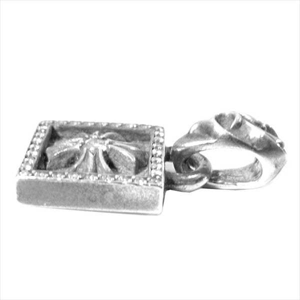 CHROME HEARTS クロムハーツ（原本無） フレームド CHプラス チャーム パヴェ ダイヤ ペンダントトップ シルバー【中古】