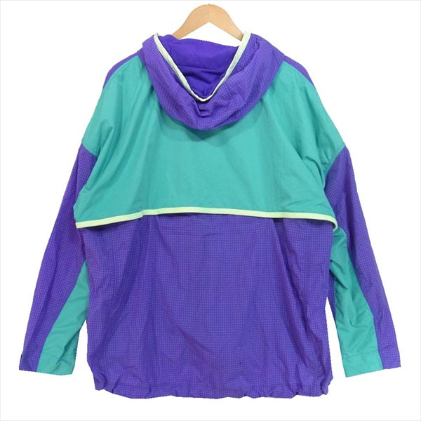 NIKE ナイキ 931907-560 ACG WOVEN HOOD ANORAK JACKET ハーフジップ ナイロンジャケット パープル系 L【中古】