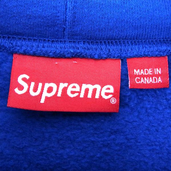 Supreme シュプリーム 19SS Motherfucker Hooded Sweatshirt フード スウェット パーカー 青【美品】【中古】