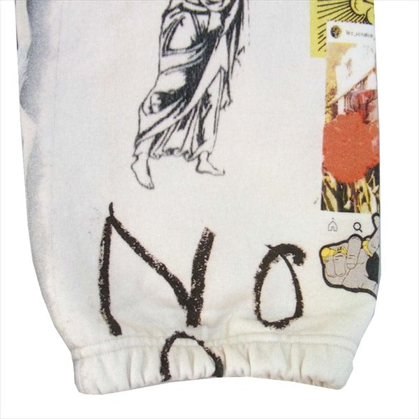 Supreme シュプリーム 20AW Spells Sweatpant マルチ プリント スウェットパンツ スウェット パンツ  オフホワイト系 S【新古品】【未使用】【中古】