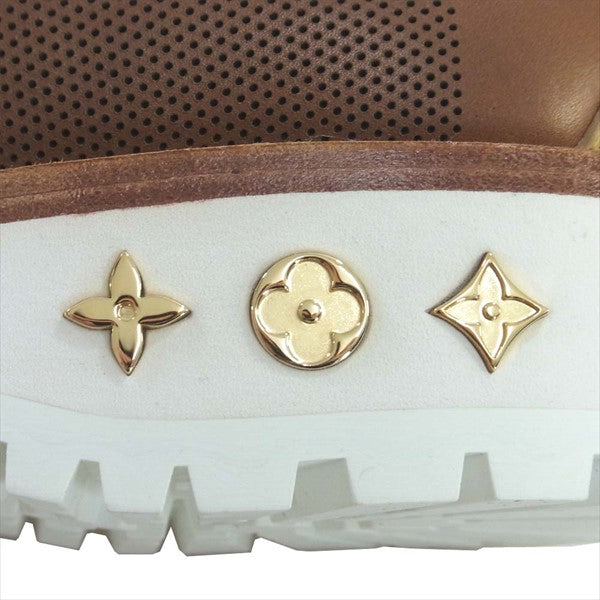 LOUIS VUITTON ルイ・ヴィトン × NIGO 20AW アルピニスト ライン アンクルブーツ ダミエ ブーツ ブラウン系 8【美品】【中古】