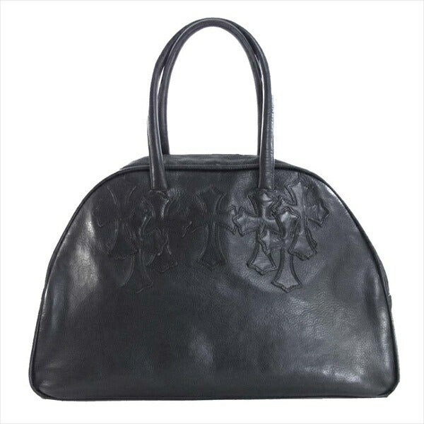 CHROME HEARTS クロムハーツ（原本無） GYM MD ジムバッグ ミディアム レザー ハンド バッグ ブラック系【中古】