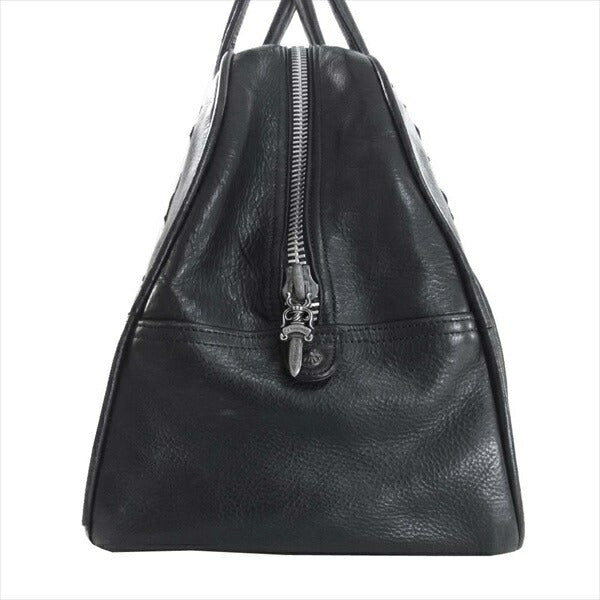 CHROME HEARTS クロムハーツ（原本無） GYM MD ジムバッグ ミディアム レザー ハンド バッグ ブラック系【中古】