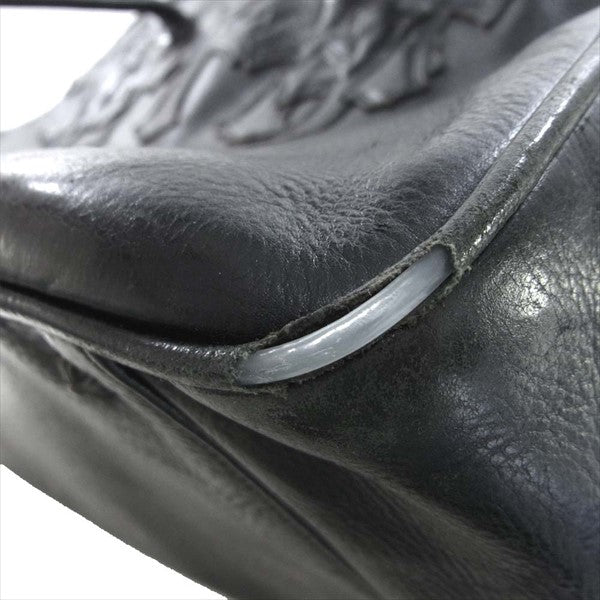 CHROME HEARTS クロムハーツ（原本無） GYM MD ジムバッグ ミディアム レザー ハンド バッグ ブラック系【中古】