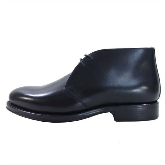 JALAN SRIWIJAYA ジャランスリウァヤ × green label relaxing 98975 2アイレット チャッカ ブーツ シューズ ブラック系 40【新古品】【未使用】【中古】