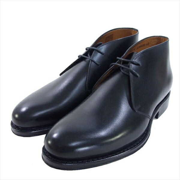 JALAN SRIWIJAYA ジャランスリウァヤ × green label relaxing 98975 2アイレット チャッカ ブーツ シューズ ブラック系 40【新古品】【未使用】【中古】
