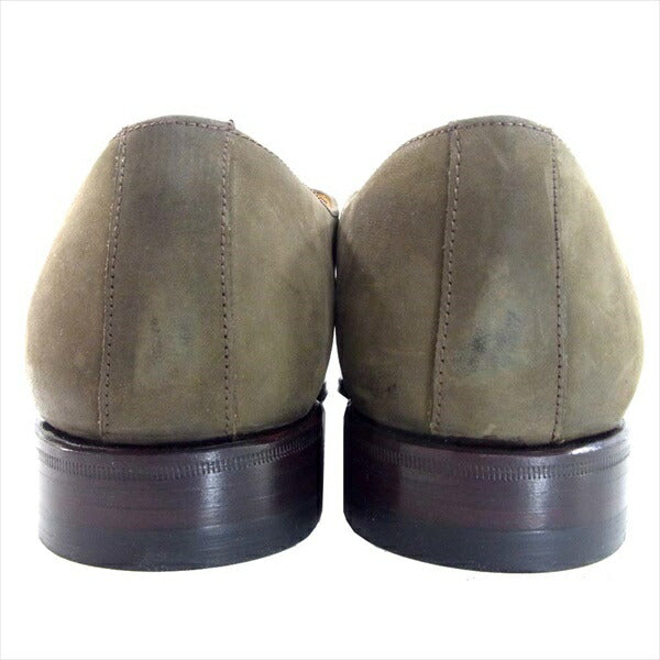 JALAN SRIWIJAYA ジャランスリウァヤ × green label relaxing 98872 シングル モンク シューズ カーキ(オリーブグリーン)系 42【新古品】【未使用】【中古】