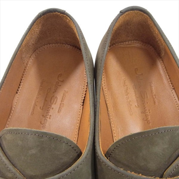 JALAN SRIWIJAYA ジャランスリウァヤ × green label relaxing 98872 シングル モンク シューズ カーキ(オリーブグリーン)系 42【新古品】【未使用】【中古】